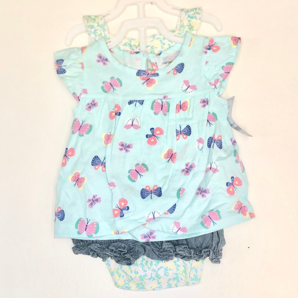 NWT Carter's Kids Matching Set and Onesie 9 Months